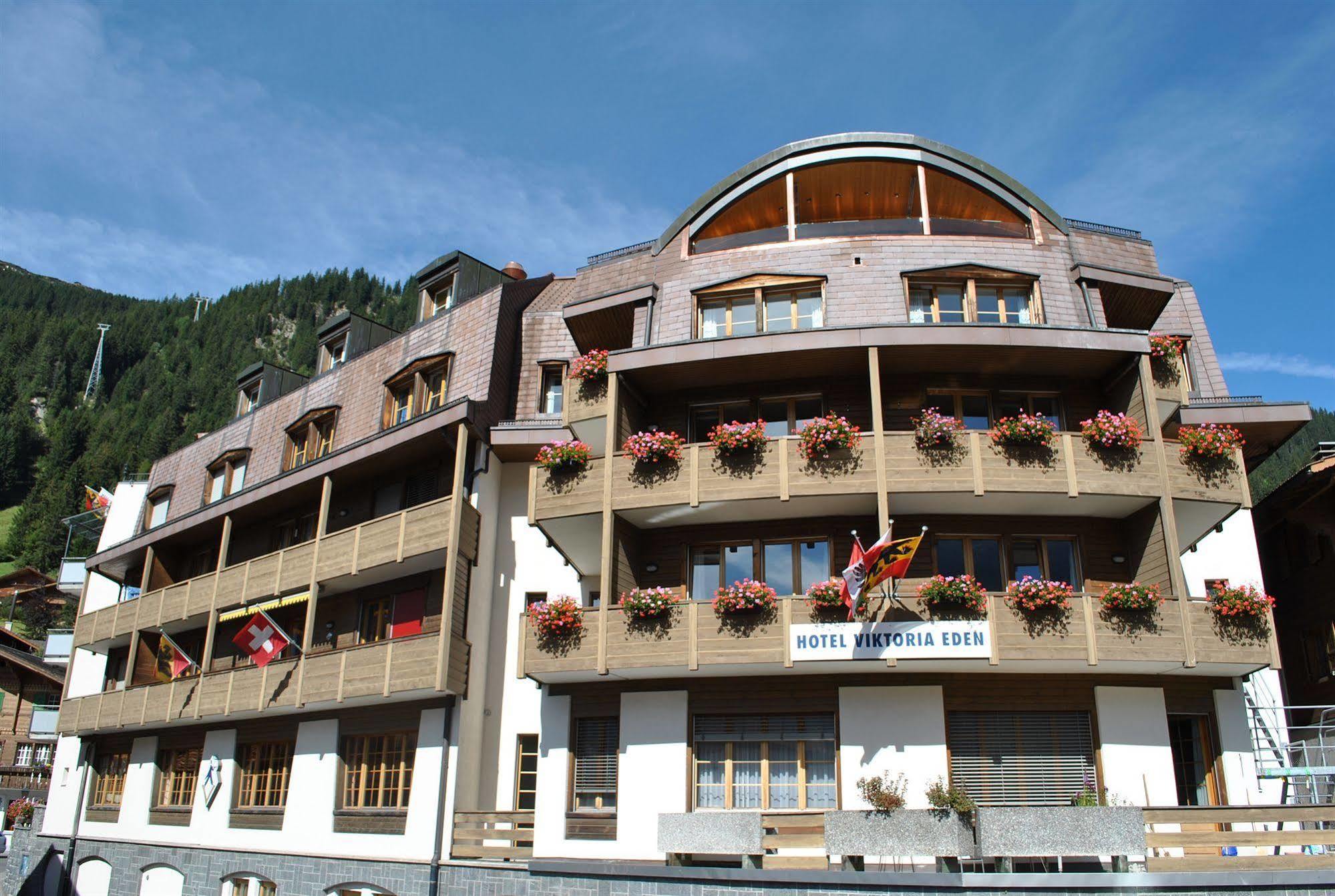 Hotel Viktoria Eden Adelboden Exteriör bild